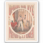 Uphams Haarverf, Circa 1864 Sticker (Voorkant)