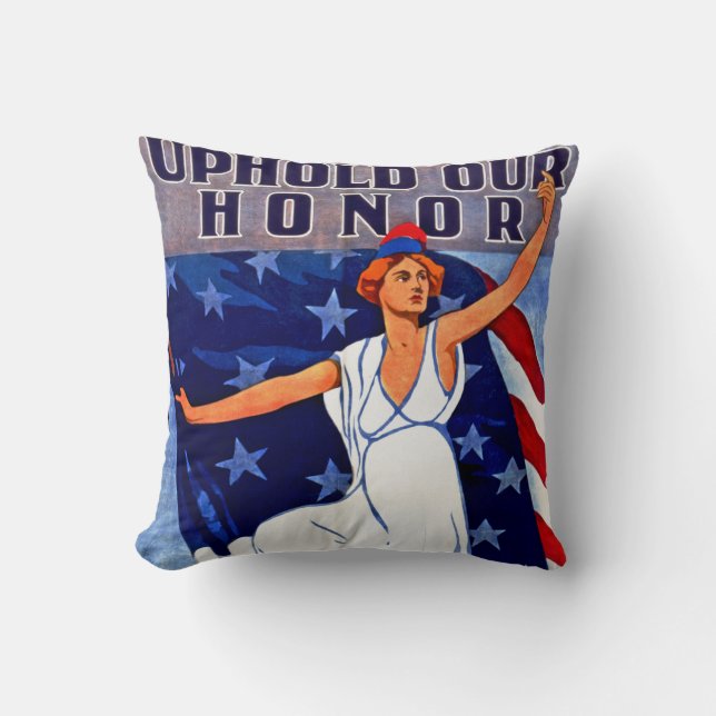 Uphold Our Honor Kussen (Voorkant)