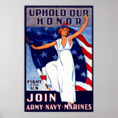 Uphold Our Honor Poster (Voorkant)