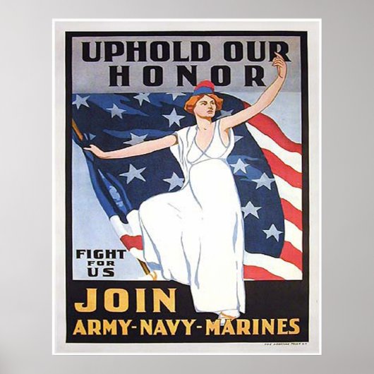 Uphold Our Honor Poster (Voorkant)