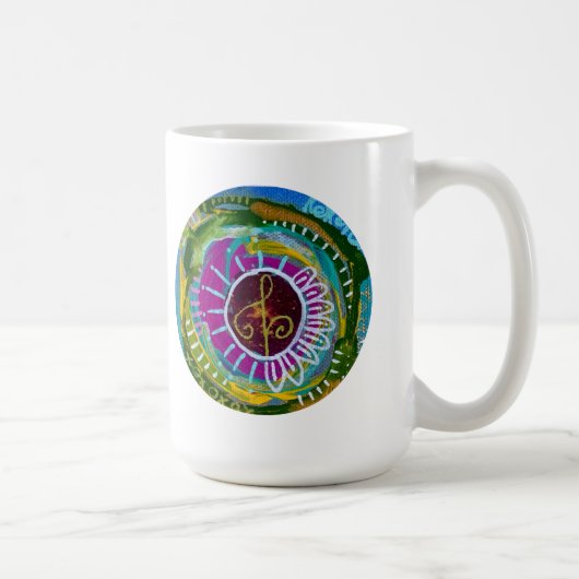 Uplifted Mantra Mug with Prayer Portal Koffiemok (Rechts)