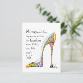 Uplifting Chaussure Humour Carte postale adapté à  (Debout devant)