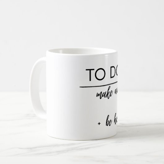 Uplifting Coffee Mug for Work and Study (Devant gauche)