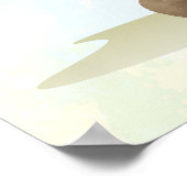 Uplifting Giraffe nursery wall poster Stand tall (Coin)