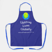 Uplifting Lives Globally, Apron - Blue Schort (Voorkant)