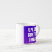 Upload 2 Aangepaste Afbeelding - Voeg Je Eigen Toe Espresso Kop (Voorkant rechts)