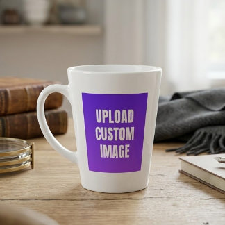 Upload 2 Aangepaste Afbeeldingen - Voeg de Jouwe T Latte Mok