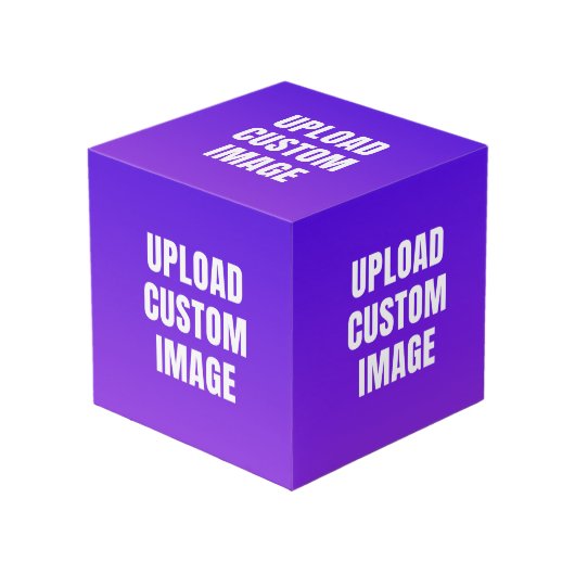 Upload 5 Aangepaste Afbeelding - Voeg Je Eigen Toe Kubus (Voorkant hoekig)