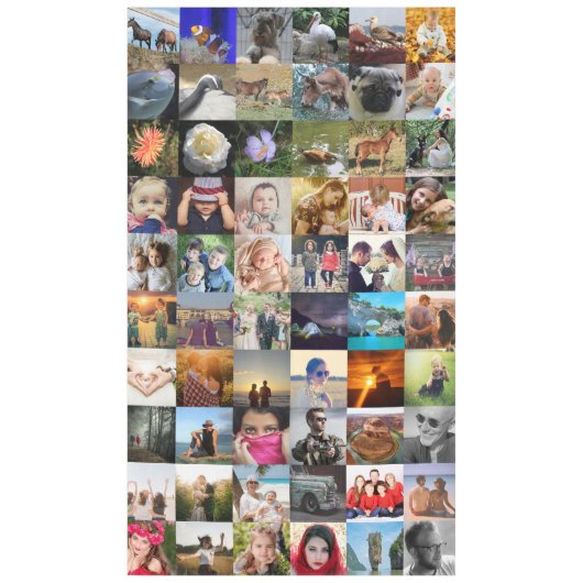 Upload 64 fototablet tafelkleed (Voorkant)