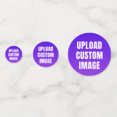 Upload 6 Aangepaste Afbeelding - Voeg Je Eigen Toe Confetti (Achterkanten)