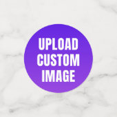 Upload 6 Custom Image - Add Your Own To Print On A Confetti (Kleine voorkant)