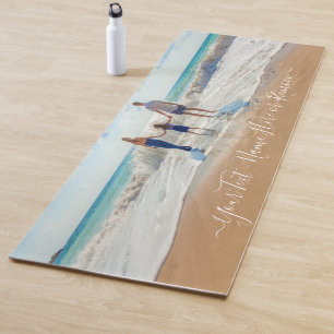 Upload aangepaste foto Yoga mat gepersonaliseerde