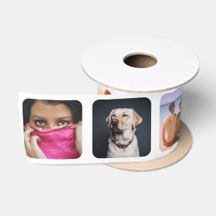 Upload acht foto satijnen lint