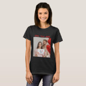 upload afbeelding Custom Photo Happy Valentine's D T-shirt (Voorkant volledig)