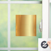 Upload Bedrijfslogo Aangepaste QR-code Tekst Goud Raamsticker (Huis)
