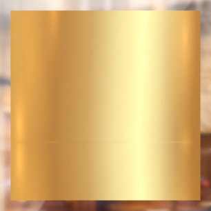 Upload Bedrijfslogo Aangepaste QR-code Tekst Goud Raamsticker