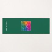 Upload Business Logo Custom Text Name Template Yogamat (Voorkant (horizontaal))