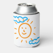 Upload Childs Drawing Draai Kinder kunstwerk naar Blikjeskoeler (Blikje Achterkant)