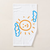 Upload Childs Drawing Draai Kinder kunstwerk naar Handdoek (Handdoek)