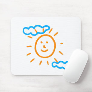 Upload Childs Drawing Draai Kinder kunstwerk naar Muismat