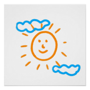 Upload Childs Drawing Draai Kinder kunstwerk naar Perfect Poster