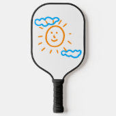 Upload Childs Drawing Draai Kinder kunstwerk naar Pickleball Paddle (Voorkant)