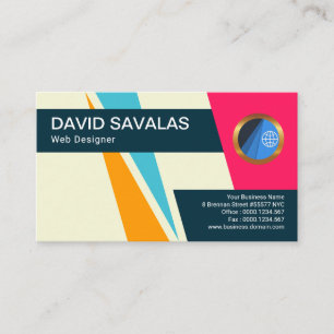 Upload Download Triangle Arrows Web Designer Visitekaartje