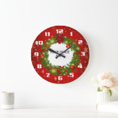 Upload een Foto Creëer uw eigen Aangepaste Kerstmi Grote Klok (Huis)