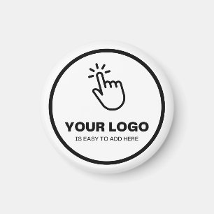 Upload eenvoudig uw Logo Custom Low Minimums Wit Magneet