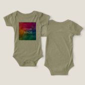 Upload Foto Afbeelding naar Peuter & Baby Olive Gr (Ontwerp Voorkant & Achterkant)