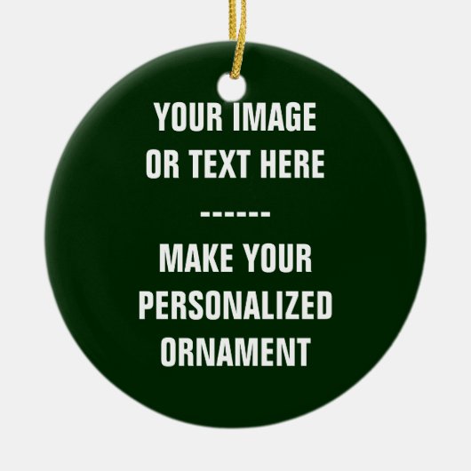 Upload foto voor Kerst Ornament Keramiek (Voorkant)