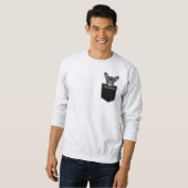 Upload het gezicht en de naam van uw dichter Geper Trui (Voorkant volledig)