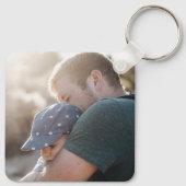 Upload het kunstwerk van uw kind | SCHATTIGEE VADE Sleutelhanger (Achterkant)