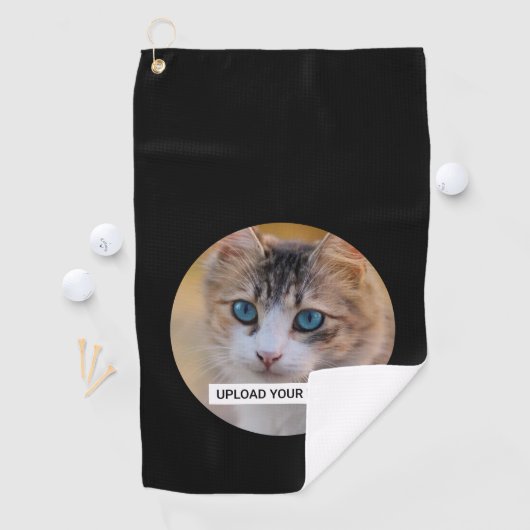 Upload je Cute Cat Photo Golfhanddoek (Insitu)