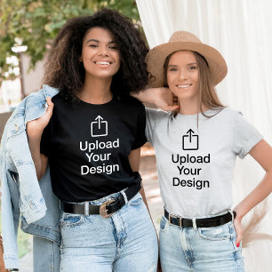 Upload je digitale download Etsy SVG naar een T-sh T-shirt