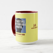 Upload je eigen afbeelding, creëer Photo Mok (Voorkant links)