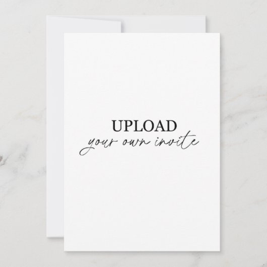 Upload je eigen kaart (Voorkant)