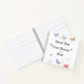 Upload je eigen Memory Spiral Notebook 8.5" x 8.5" Notitieboek (Binnen)