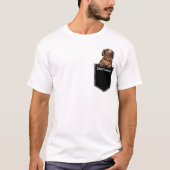 Upload je eigen netnaam aangepaste gouden repeater t-shirt (Voorkant)