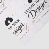 Upload je eigen ontwerp Aangepaste branding  Tissuepapier (Detail)