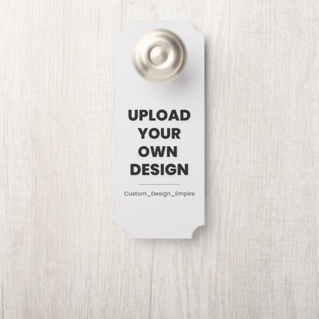 Upload Je Eigen Ontwerp Hier | Aangepaste Sjabloon (Op knop)