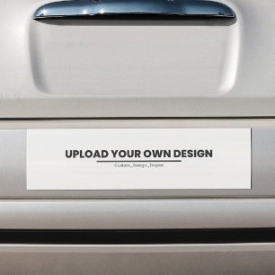 Upload Je Eigen Ontwerp Hier Aangepaste Sjabloon Bumpersticker