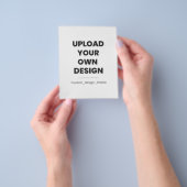 Upload Je Eigen Ontwerp Hier | Aangepaste Sjabloon Flyer (Hand)