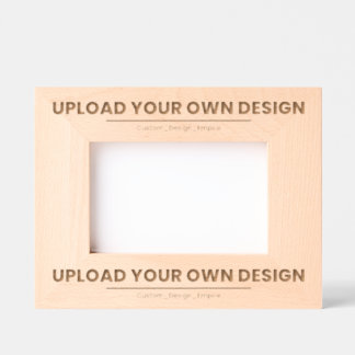 Upload Je Eigen Ontwerp Hier | Aangepaste Sjabloon Gegraveerde Lijstjes