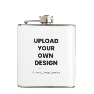 Upload Je Eigen Ontwerp Hier   Aangepaste Sjabloon Heupfles