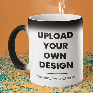 Upload Je Eigen Ontwerp Hier Aangepaste Sjabloon Magische Mok