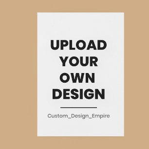 Upload Je Eigen Ontwerp Hier Aangepaste Sjabloon Perfect Poster