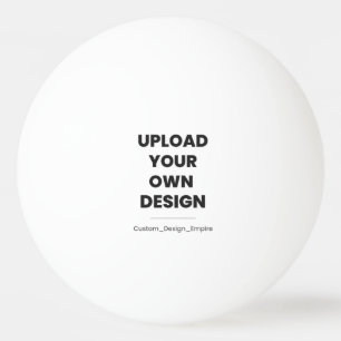 Upload Je Eigen Ontwerp Hier Aangepaste Sjabloon Pingpongballen