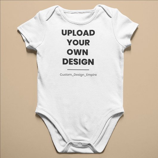 Upload Je Eigen Ontwerp Hier | Aangepaste Sjabloon Romper