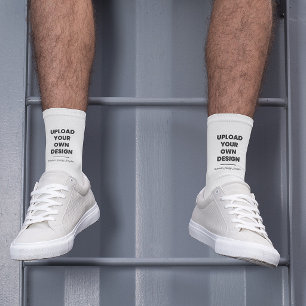 Upload Je Eigen Ontwerp Hier Aangepaste Sjabloon Sokken